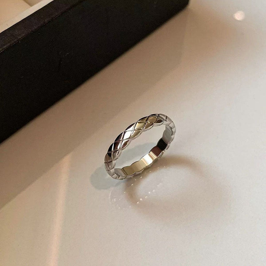 Wholesale Modern Rhombus Ring for Women,  Gold Plated Fashion Jewelry Accessory Gift