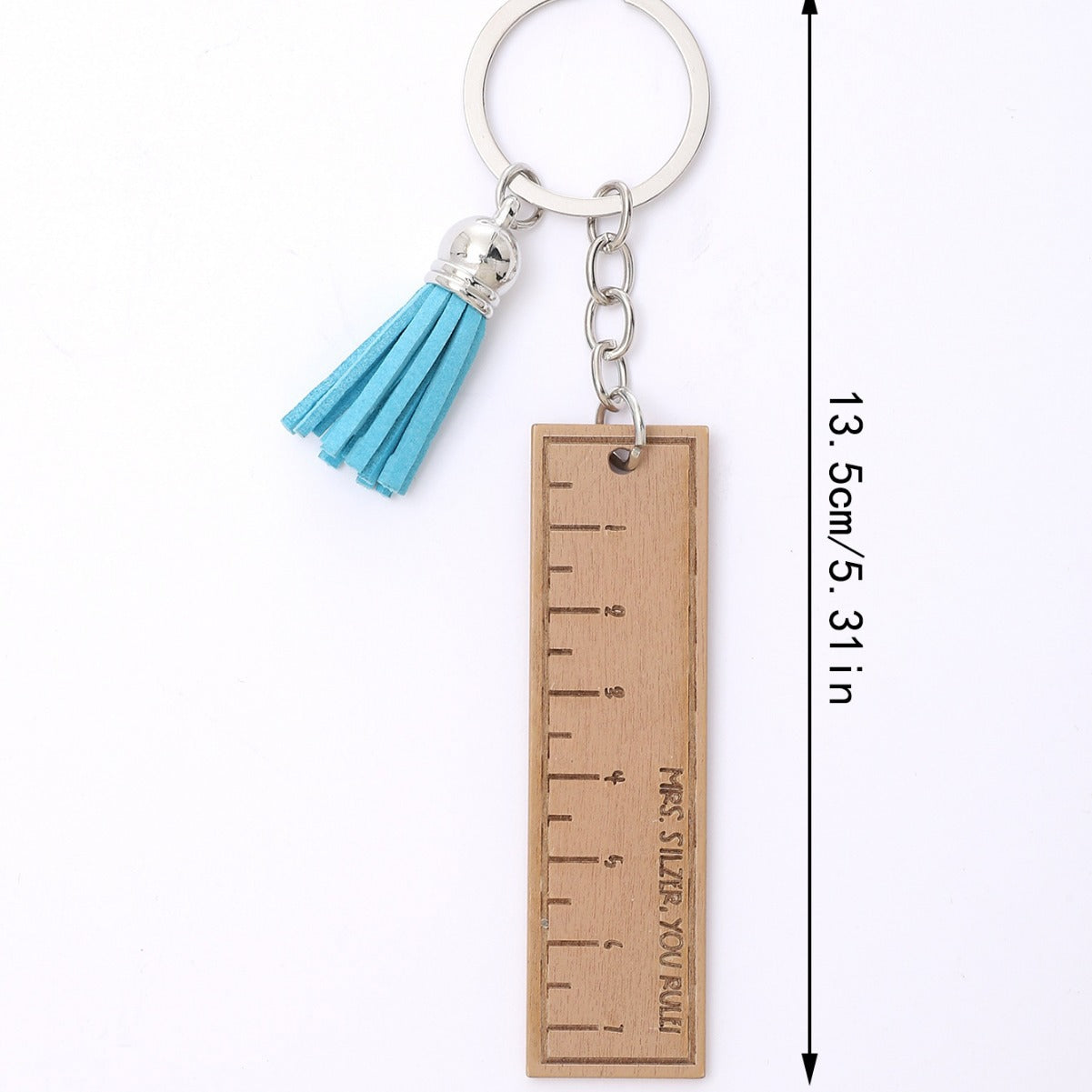 Wholesale Tassel Wooden Ruler Keychain ACC-KC-YTian006