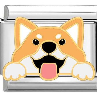 Wholesale Italian Charm Bracelet 9mm DIY Splicing Removable Dog Pet Stainless Steel Composable Bracelet