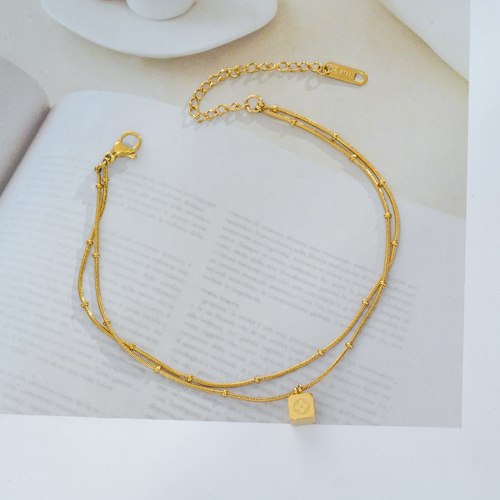 Wholesale Titanium Steel Bracelet Electroplated Finish All-Match Design Summer Chic Fashion Accessory