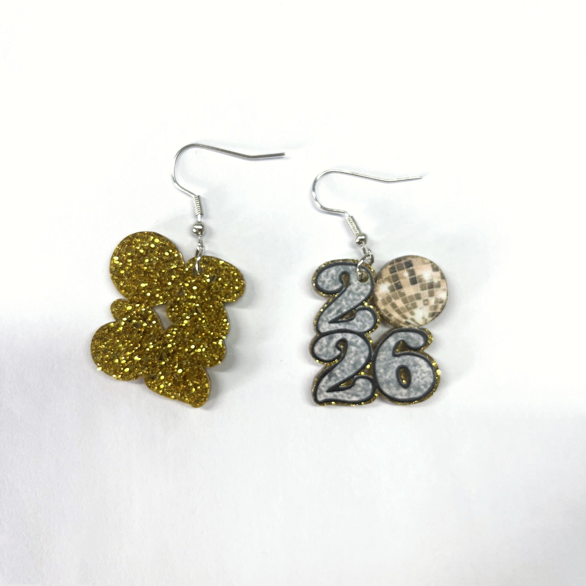 Wholesale Number Acrylic Earrings