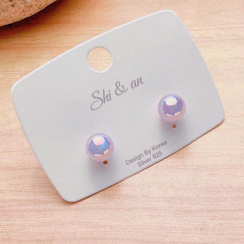 Wholesale Colorful mermaid pearl earrings