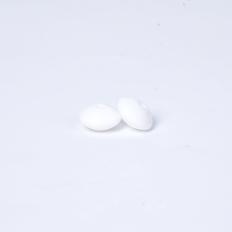 Wholesale 100PCS/PACK Small Spacer Beads 12mm Silicone Color Round