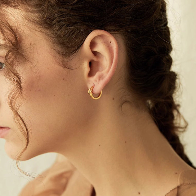 Wholesale Asymmetrical Star Earrings