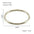 Wholesale golden bamboo titanium steel plain bracelet
