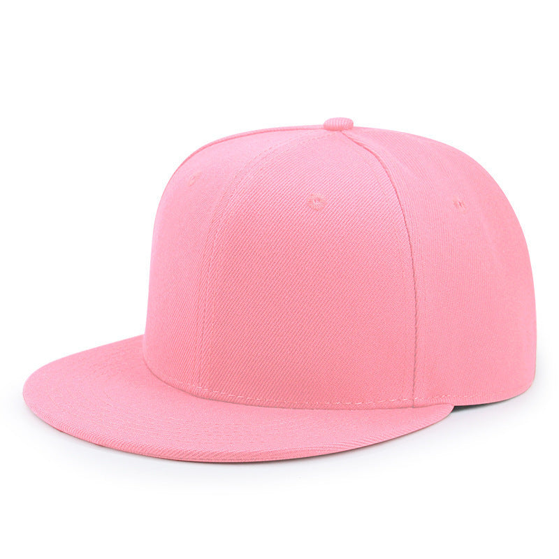 Wholesale Fashion Six Panel Hard Top Flat Brim Hip Hop Baseball Cap Unisex Streetwear Summer Casual Hat