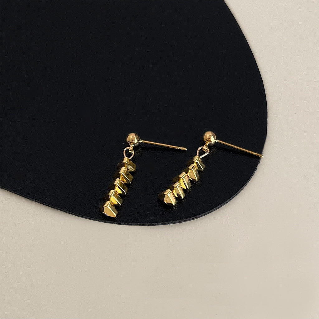 Wholesale Retro Geometric Metal Exaggerated Earrings Vintage Earrings Statemente Earrings ACC-ES-Eryu007