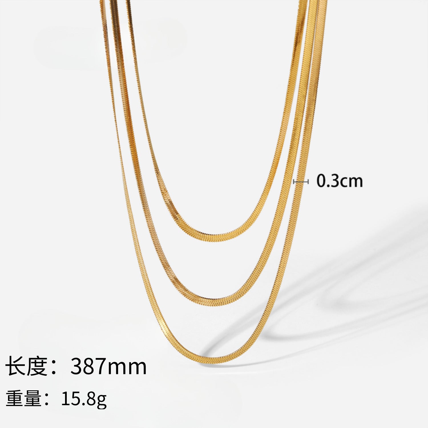Wholesale Titanium Steel Necklace High-grade Gold Plated Necklace ACC-NE-ZhenYou001