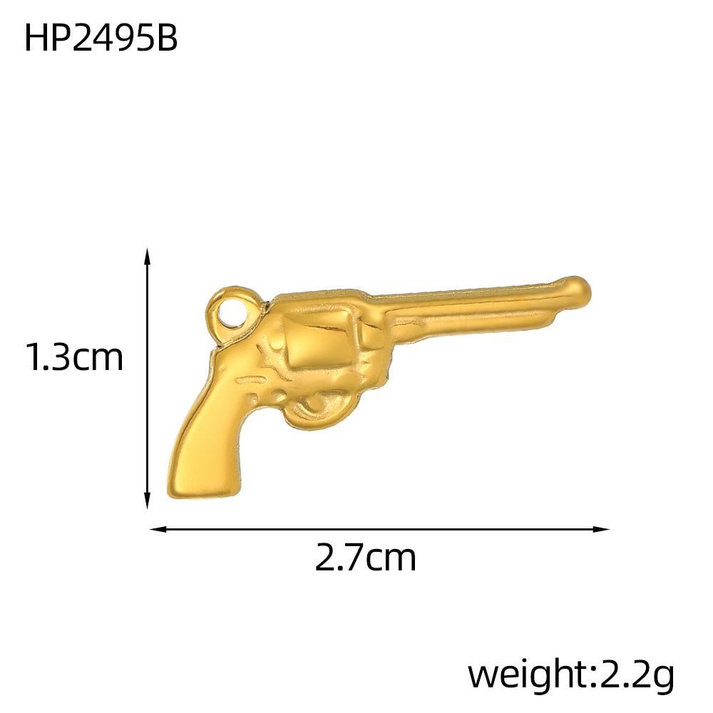 Wholesale Stainless steel three-dimensional pendant