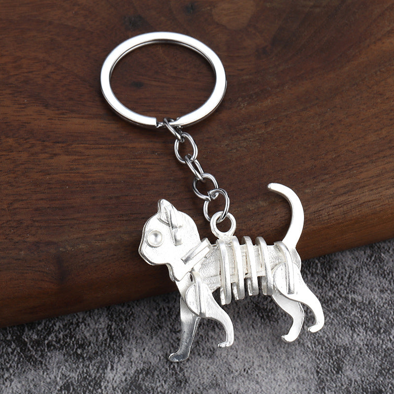 Wholesale Halloween Skull Horror Alloy Keychains ACC-KC-YuJia003