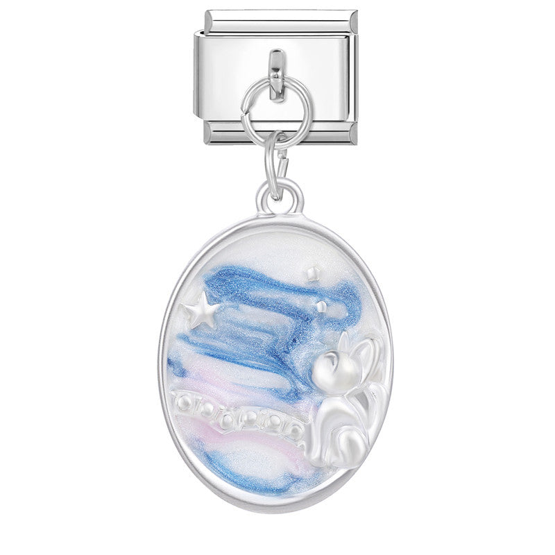 Wholesale Italian Charm Bracelet 9mm DIY Splicing Creative Pendant Stainless Steel Composable Bracelet