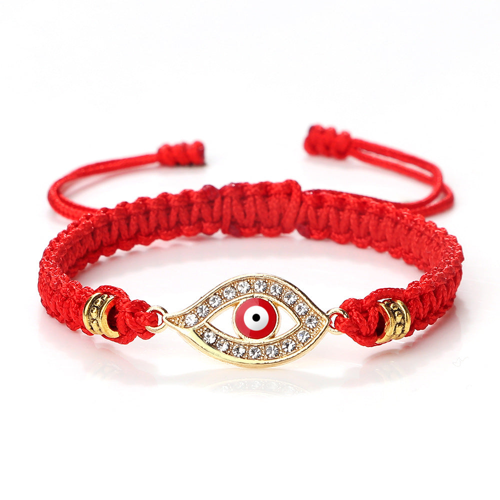 Wholesale Vintage Evil Eye Handmade Braided Bracelet ACC-BT-Xinh003