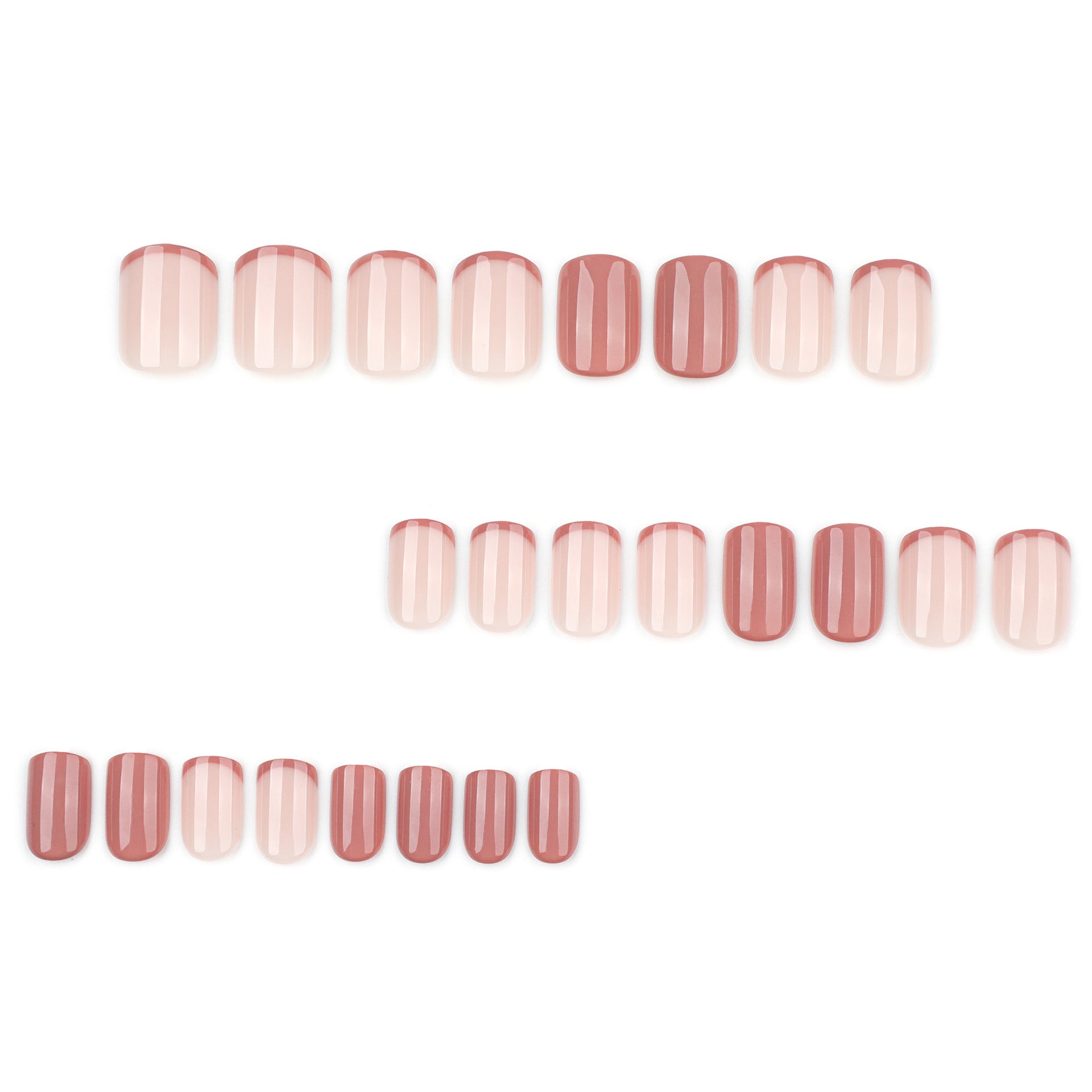Wholesale 24 Pieces/box Solid Color Bow Nails Kits Nail Stickers