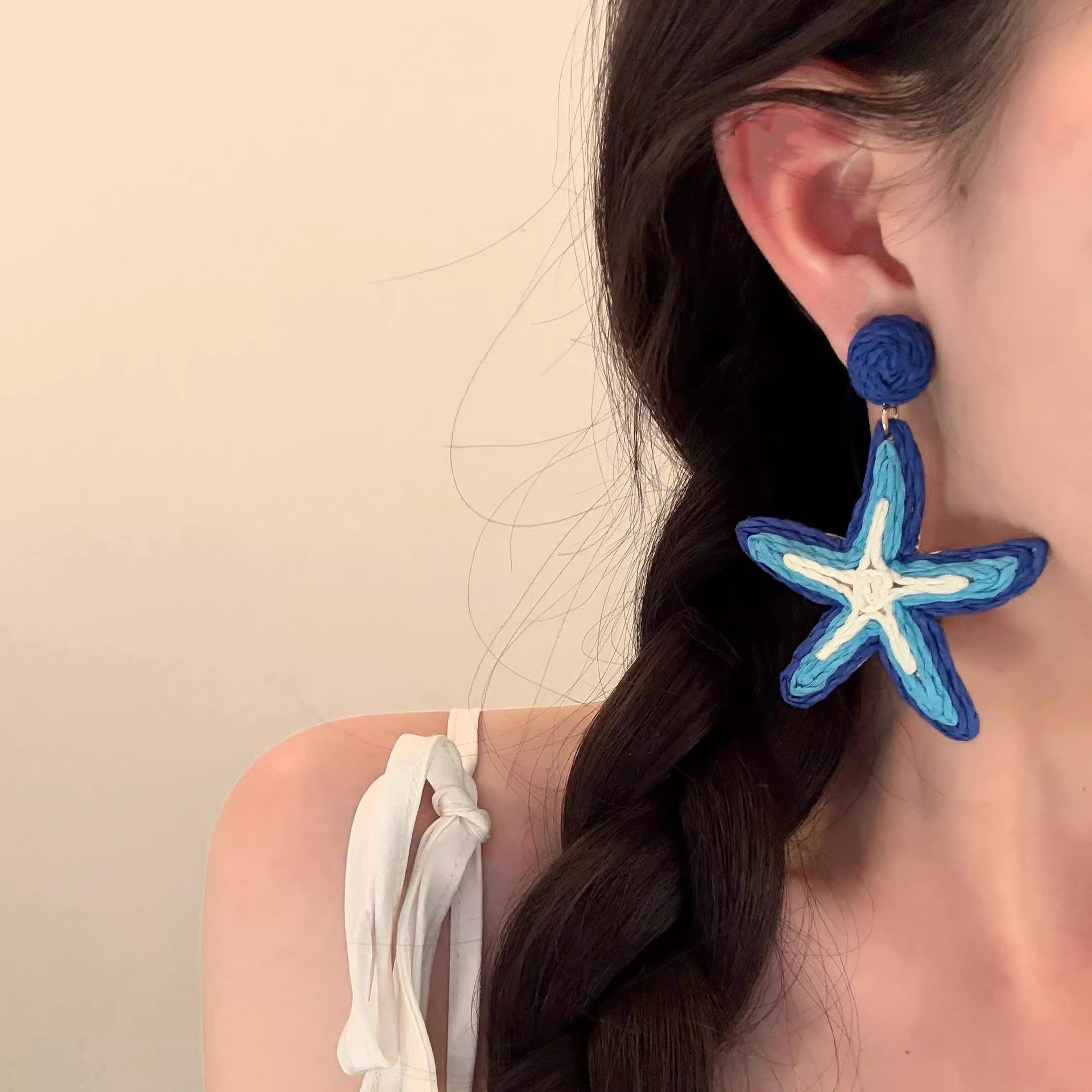 Wholesale Star Exaggerated Personality Starfish Earrings