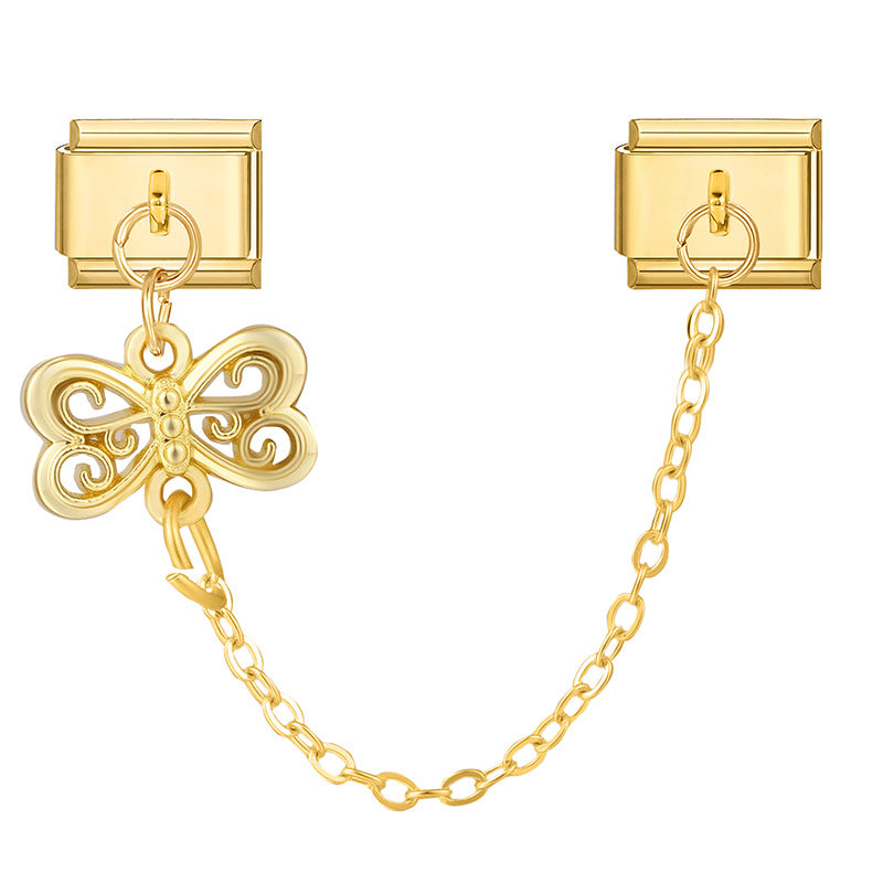 Wholesale Italian double hanging DIY Composable Bracelet Charms DIY Bracelets