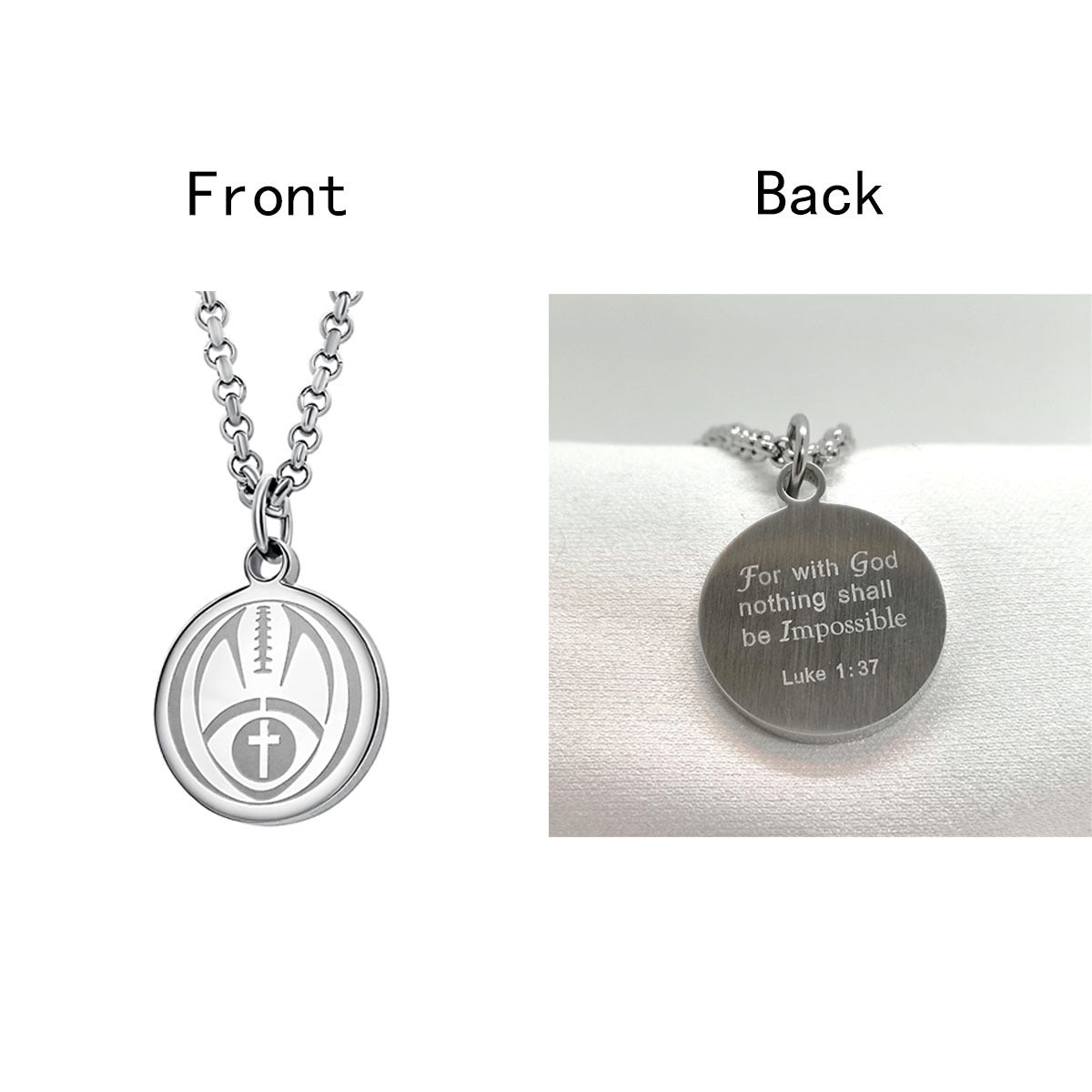 Wholesale Baseball Basketball Football Hockey Round Brand Pendant Necklace