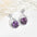 Wholesale  irregular S-shaped exaggerated color treasure necklaces earrings