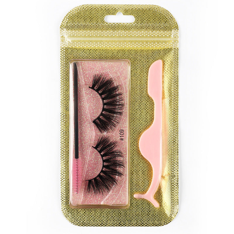 Wholesale Natural Thick 3d False Eyelashes ACC-FS-LJL001