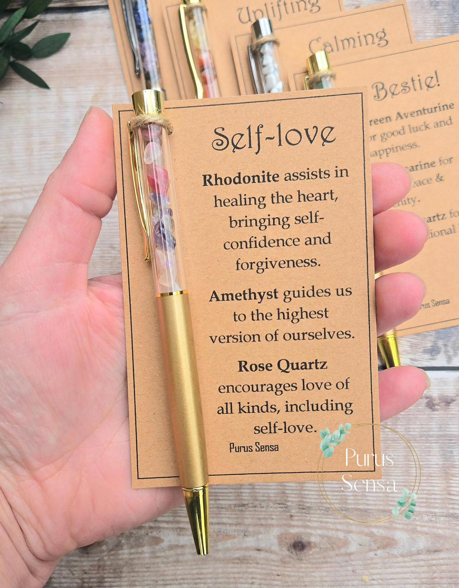 Wholesale Quicksand Metal Empty Pen Barrel  3–5mm  Natural Crushed Stone Pen