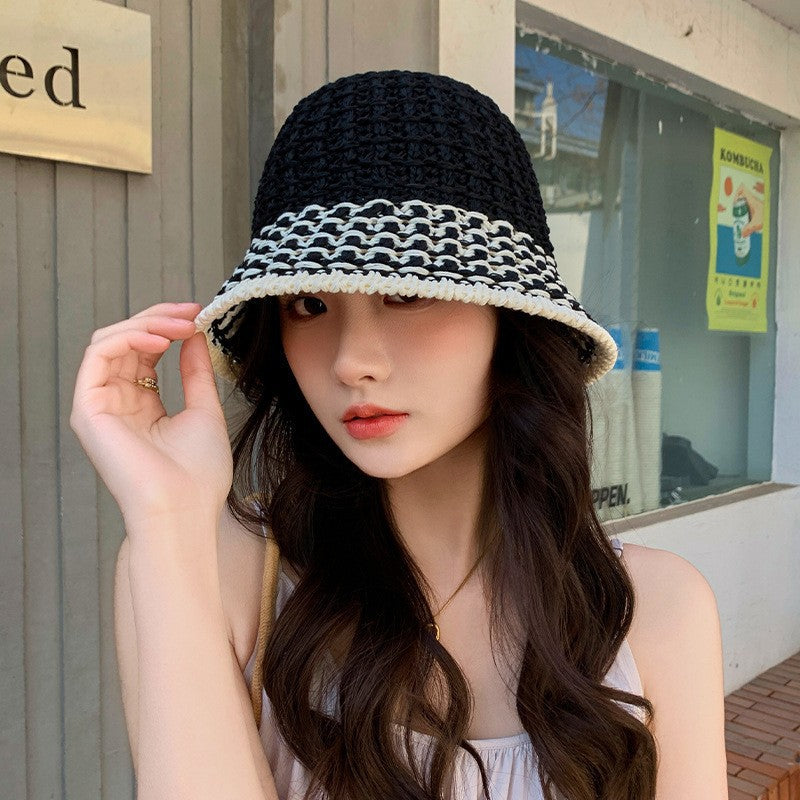 Wholesale Hollow Woven Fisherman Hat Bucket Hat