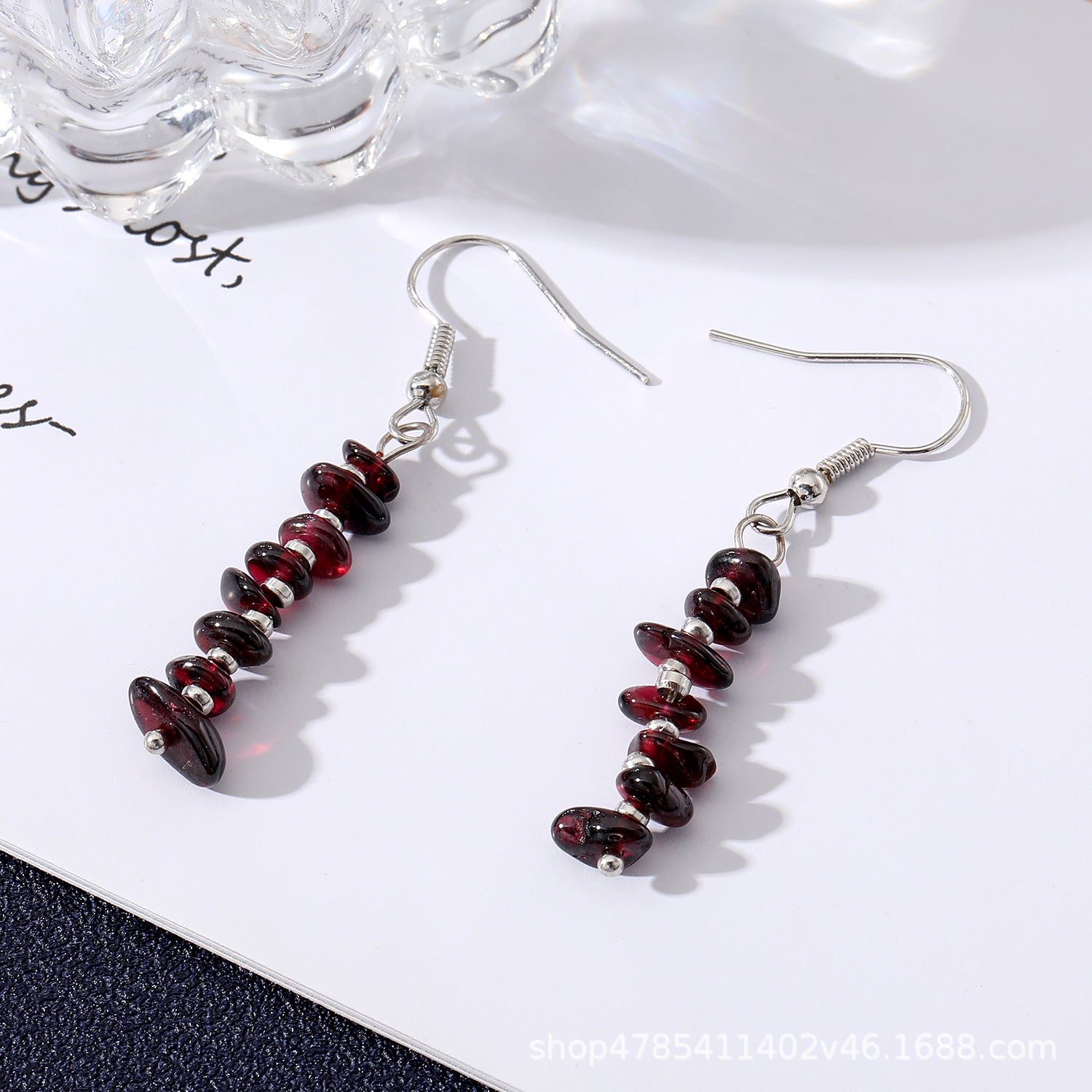 Wholesale Turquoise Tassel Earrings Long Colorful Design Sweet Girl Style Fashion Accessory