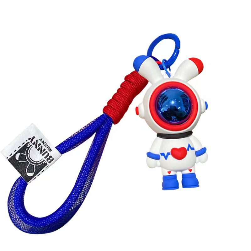 Wholesale Cartoon Astronaut Love Rabbit PVC Keychain Cute Keychain ACC-KC-ErLu011
