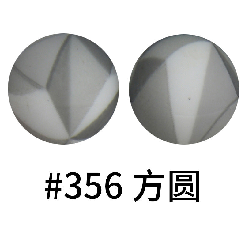 Wholesale 50pcs 15mm Western Style Leopard Skull Color Aztec Printed Silicone Balls Beads ACC-BDS-HeSheng004