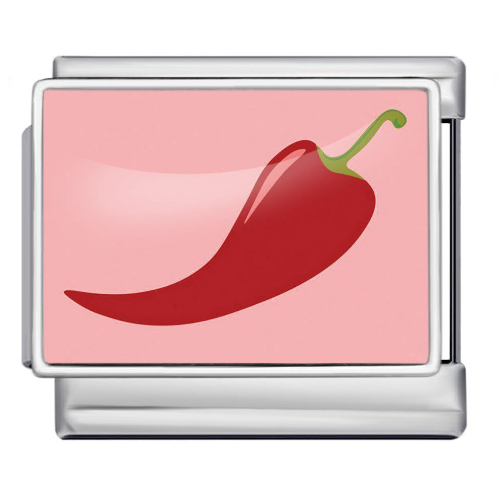 Wholesale Italian Charm Bracelet 9mm DIY  image style English landmark Creative Stainless Steel Composable Bracelet