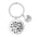 Wholesale Friendship Anniversary Stainless Steel Round Keychain