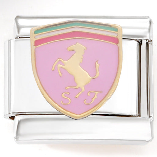 Wholesale 9mm Italian Charm Starter Bracelets DIY square Single Section Creative Stainless Steel Composable Bracelet Ribbon Italian Charms