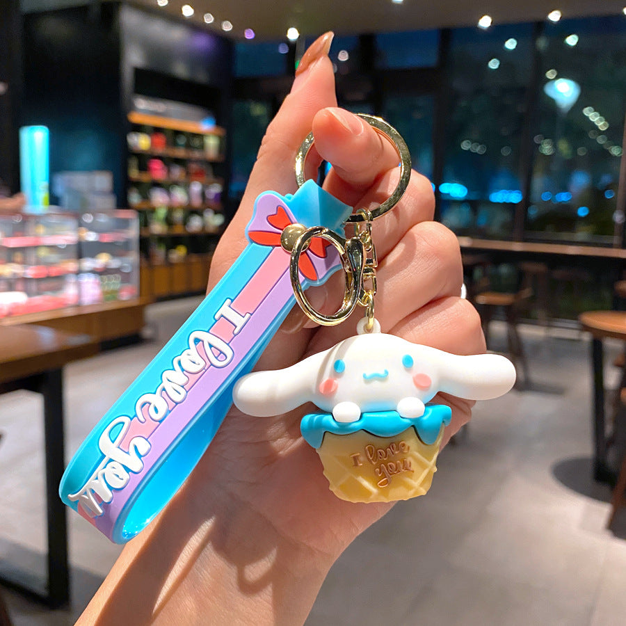 Wholesale Cartoon PVC Soft Glue Cute Keychain ACCVIP-KC-GongZ030