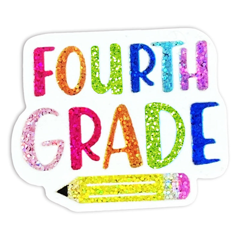 Wholesale teacher brooch school season back to school grade brooch