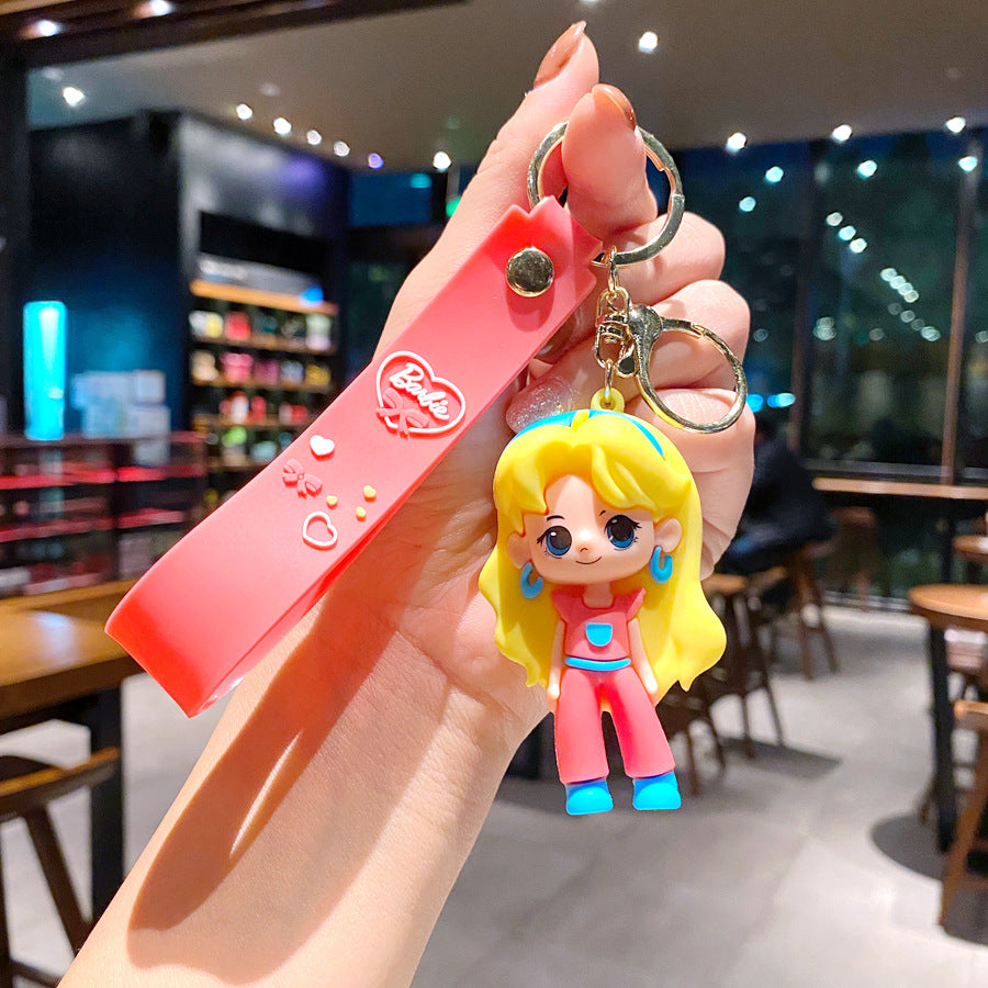 Wholesale Cartoon Dancing Little Girl Cute Keychain Creative Keychain ACC-KC-Gongz001