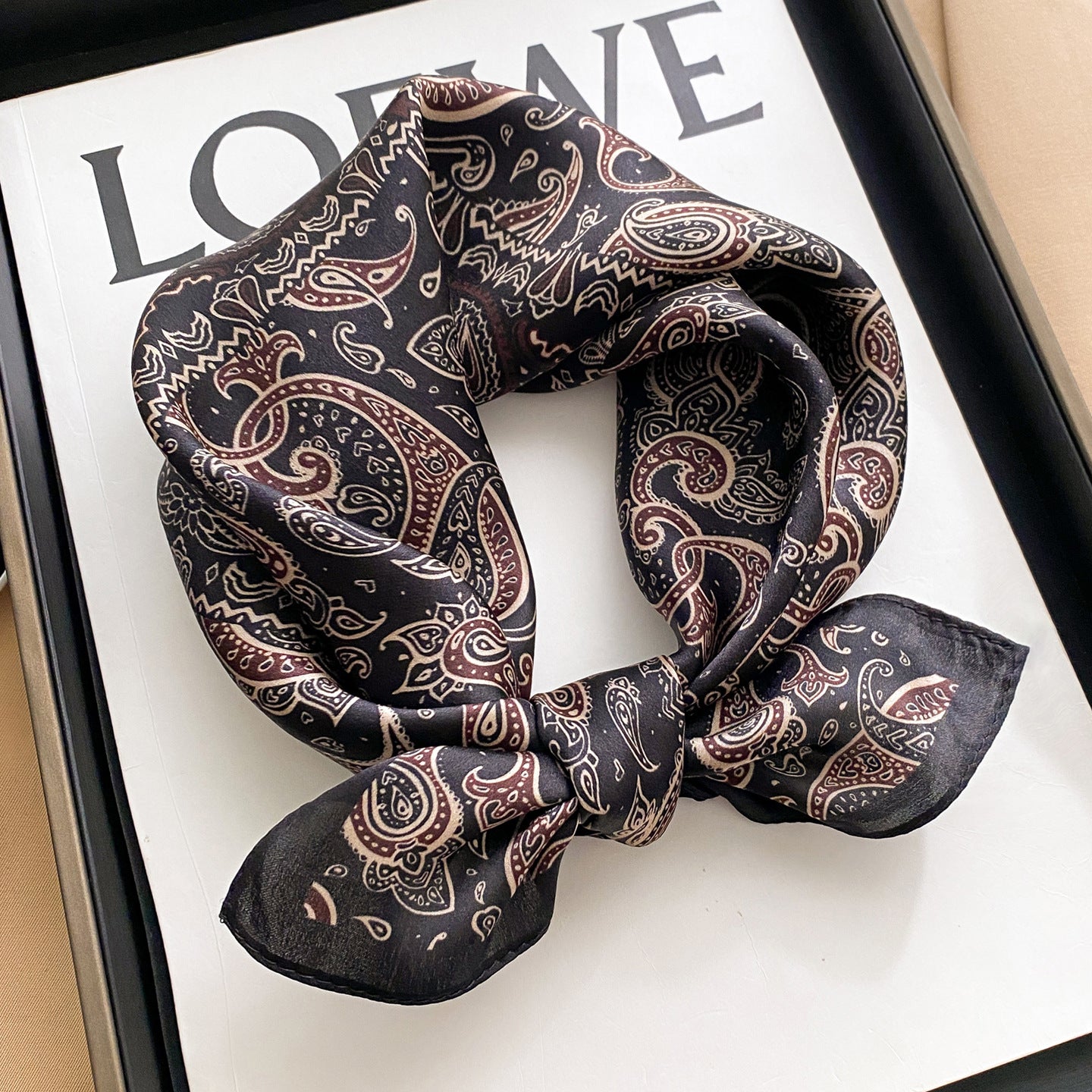 Wholesale Letter   Silk Scarf