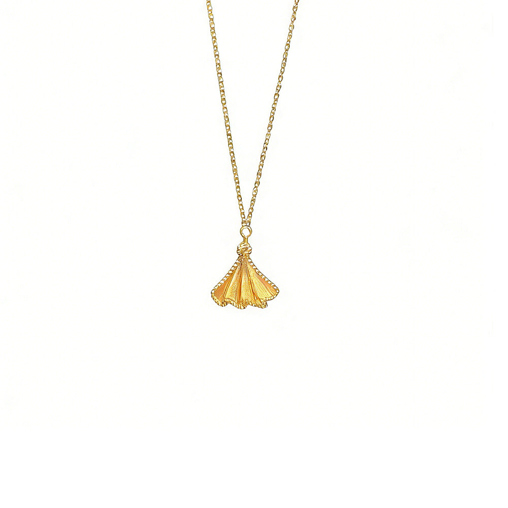Wholesale Light Luxury Gold Mini Dress Necklace