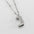 Wholesale  bubble letter necklace 18K stainless steel English letter pendant jewelry