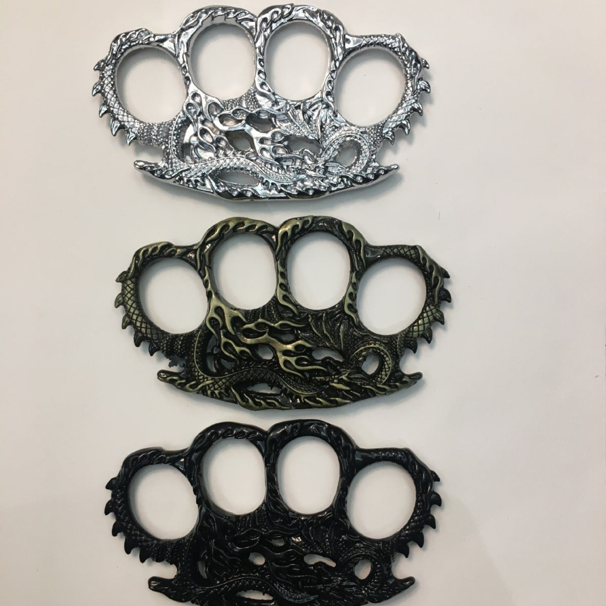 Wholesale  Aluminum Alloy Thickened Four-Finger Hand Support Keychain Accessories