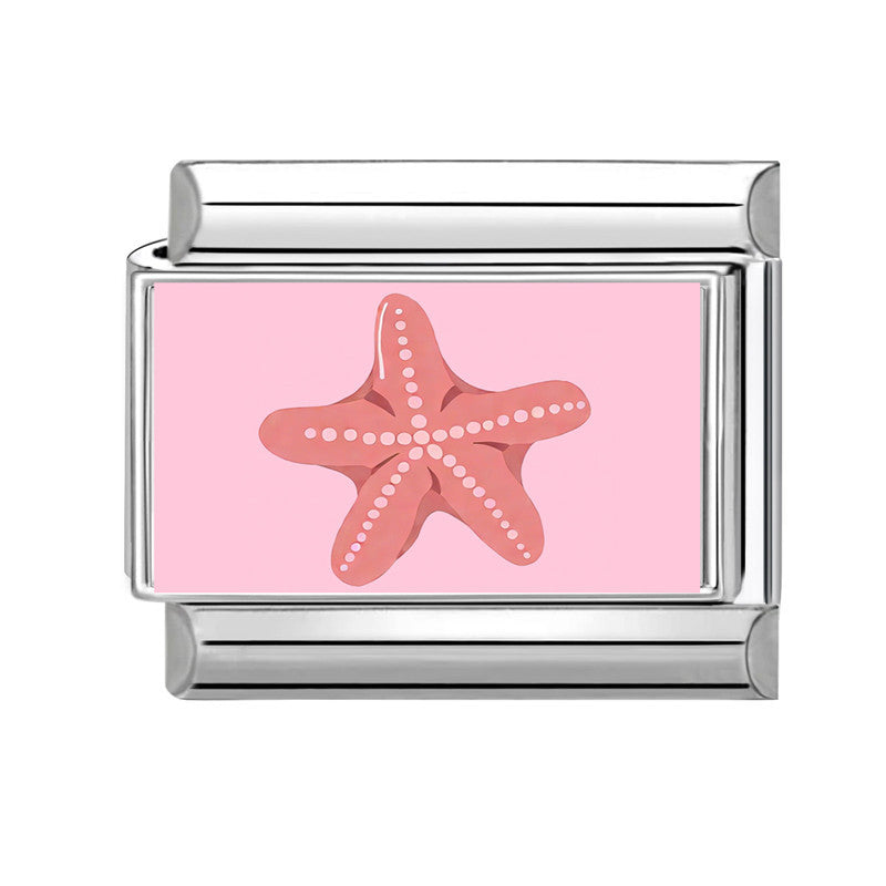 Wholesale 9mm Italian Charm Starter Bracelets DIY Marine Series Stainless Steel Composable Bracelet