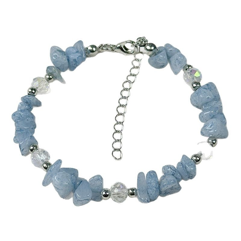 Wholesale  irregular shell gravel handmade bracelet niche fresh bracelet valuable aesthetic priceles
