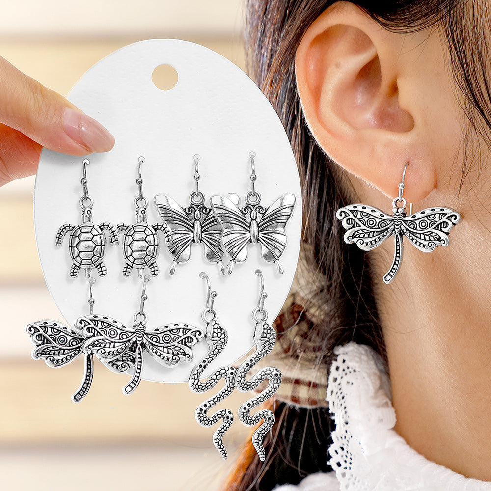 Wholesale Trendy Minimalist Earrings with a High-End Feel,  Vintage Ethnic Style,  Simple and Exquisite Versatile Earrings Wholesale Yiwu