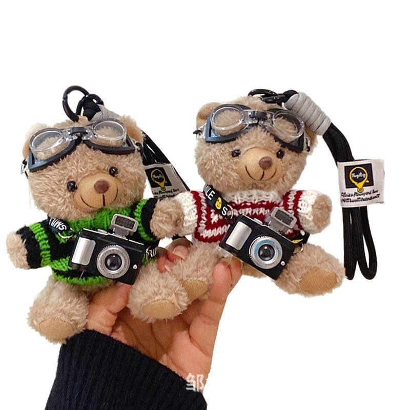 Wholesale  Heart Blush Cat Plush Keychain