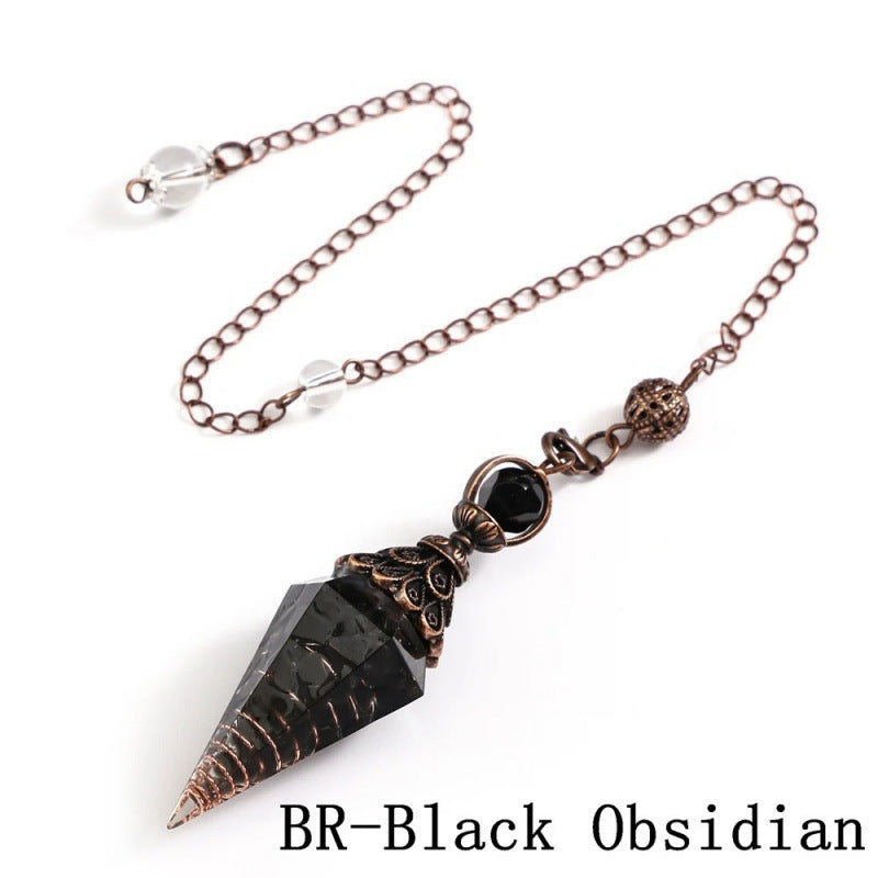 Wholesale Amethyst Crystal Hexagon Pendant Ancient Silver for DIY Jewelry Making Decorative Gift