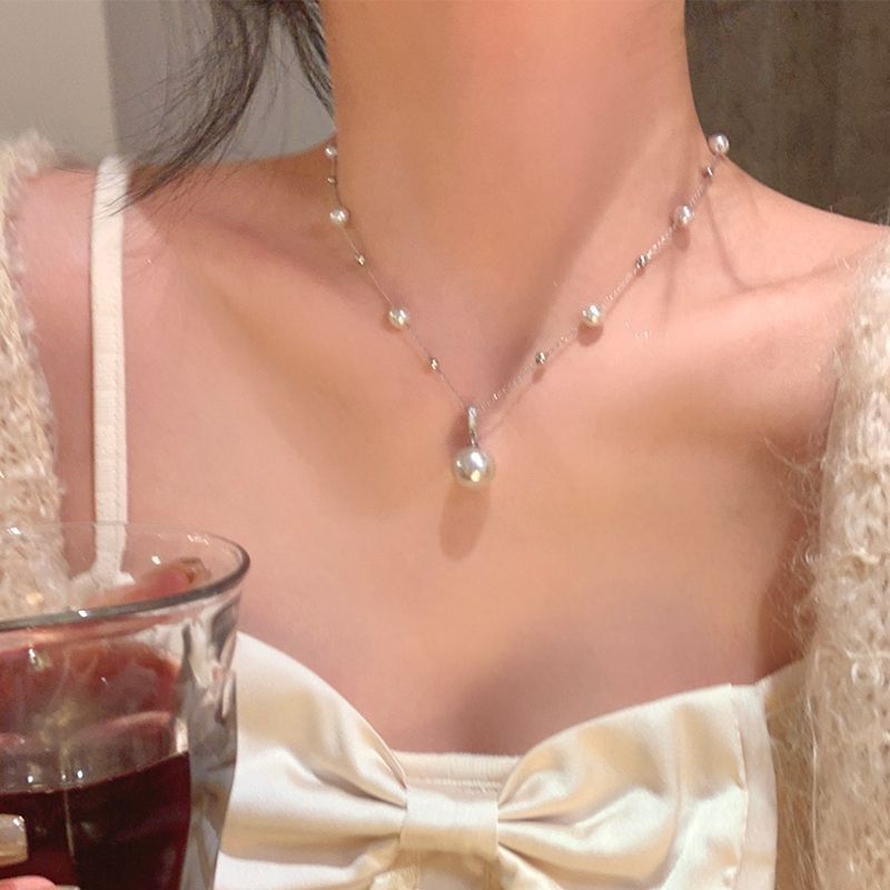 Wholesale Gypsophila Manta Rose Pearl Necklace