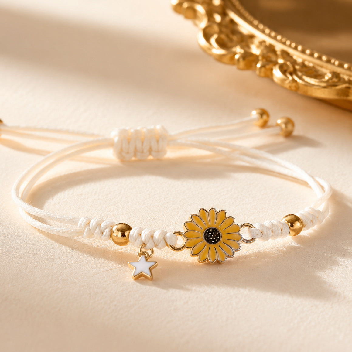 Wholesale Sunflower Woven Bracelets Fashion Accessory for Gift Giving