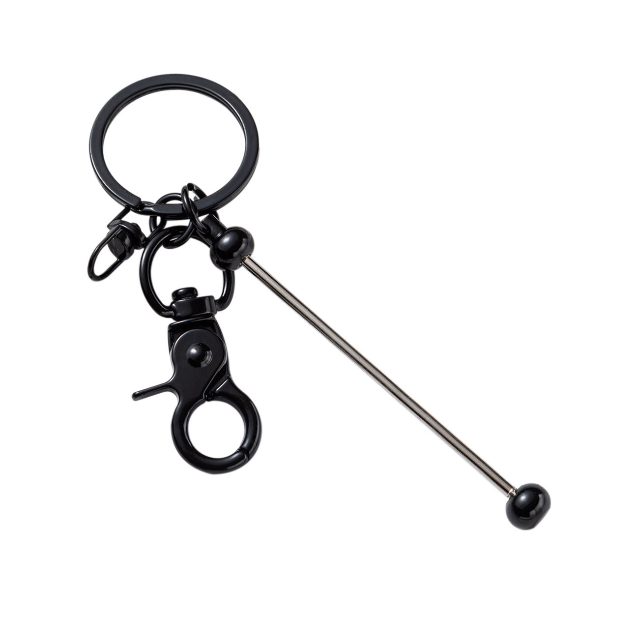 Wholesale Beadable Keychains Gradient Color DIY Beaded Keychains ACC-KC-HuaH009