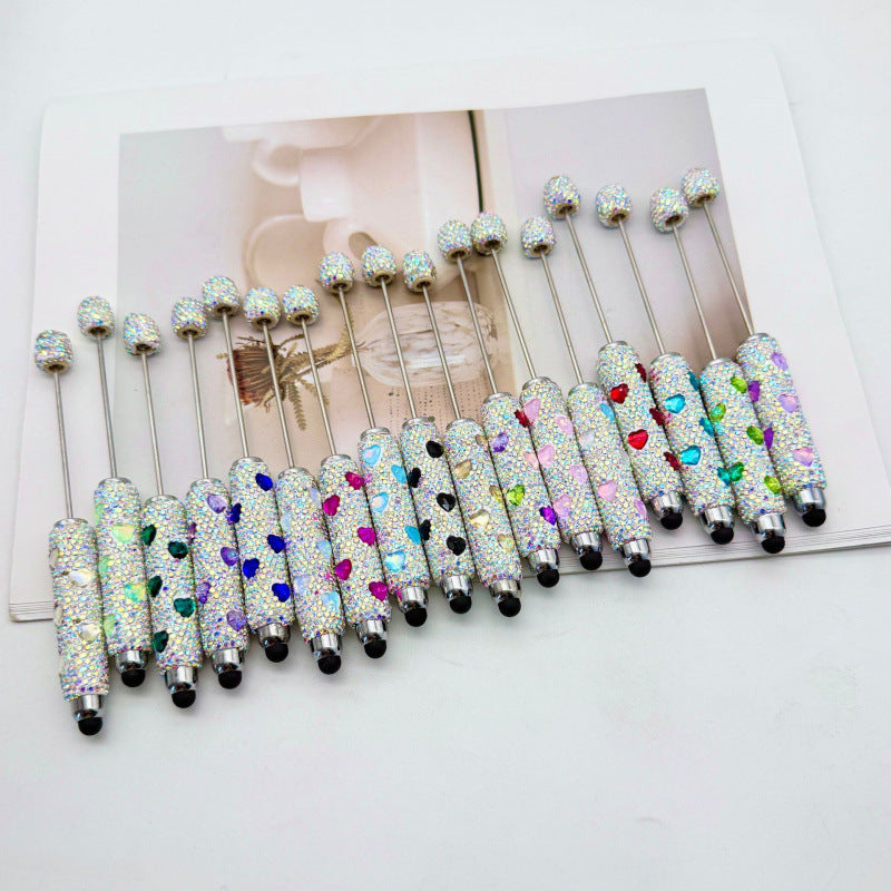 Wholesale Colorful touchscreen rhinestone Beadable Pens
