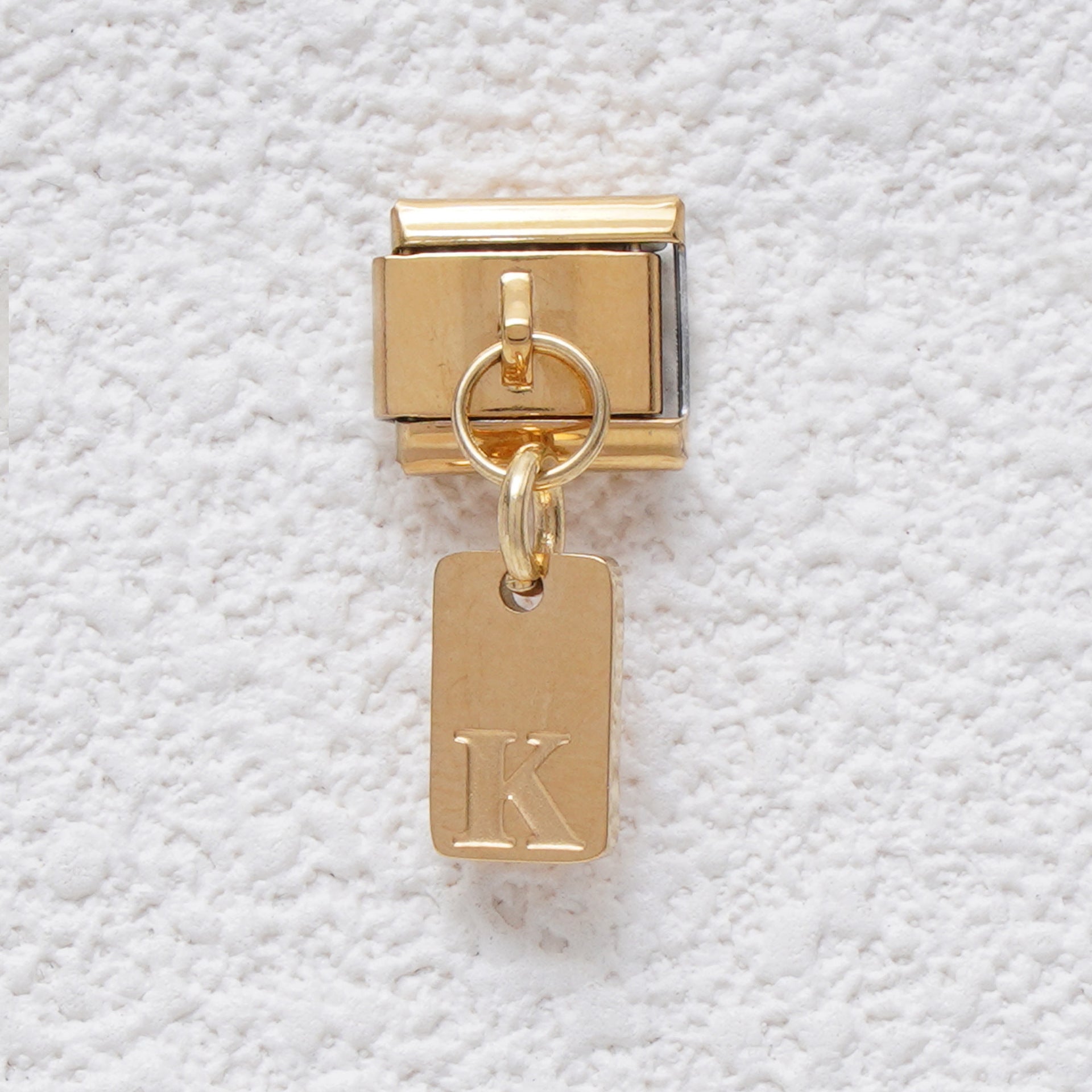 Wholesale 5pcs Italian Charm Bracelet 9mm DIY Splicing Letter Series Stainless Steel Composable Bracelet