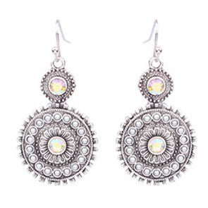 Wholesale Alloy Bohemian Tassel Earrings Ethnic Geometric Design for Women Boutique Resale