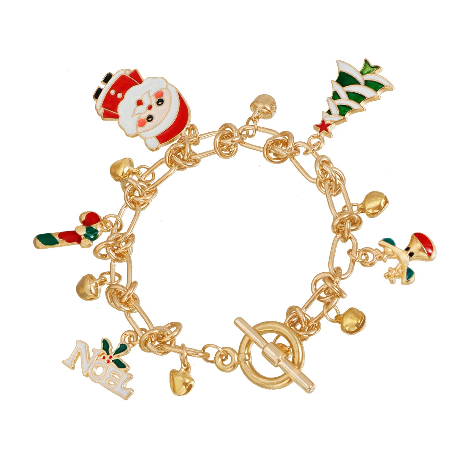 Wholesale Christmas  colorblock style choker necklace set