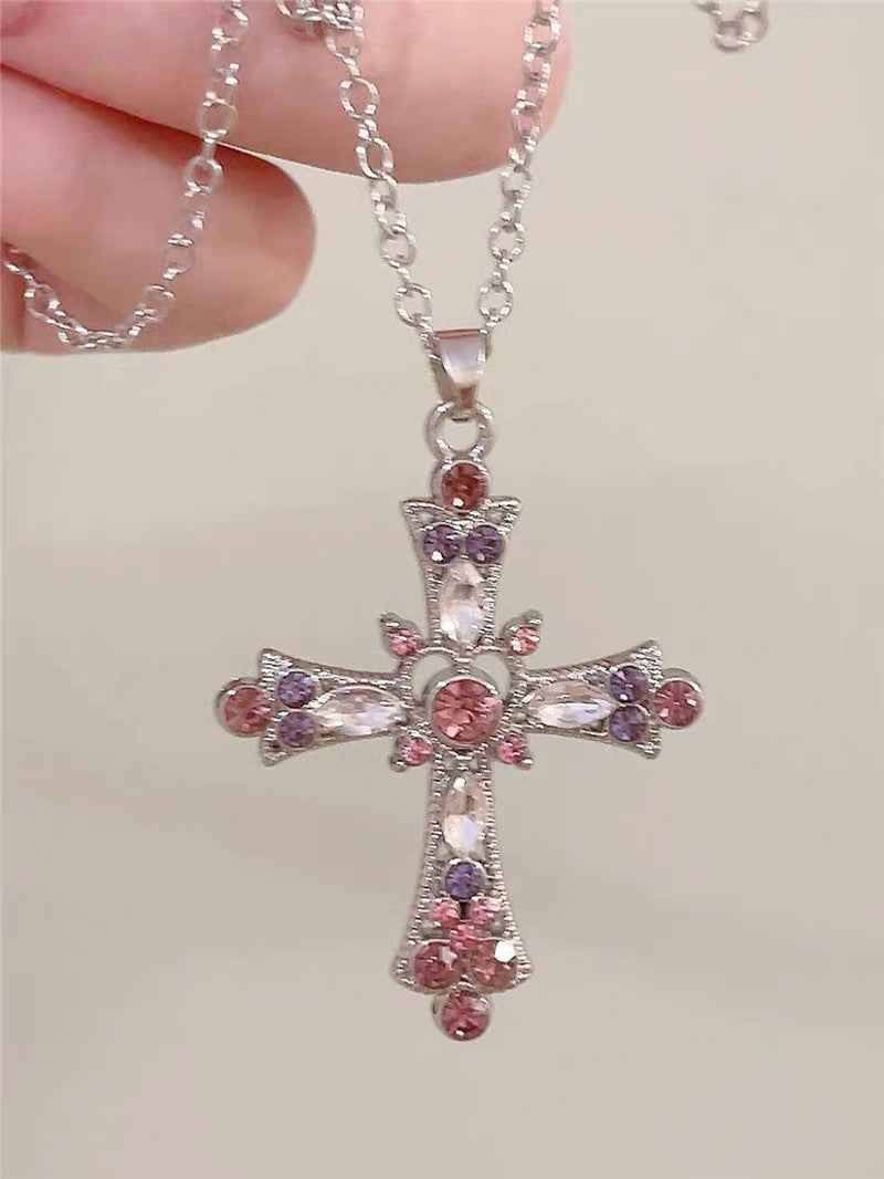 Wholesale Heavy Diamond Gothic Necklace